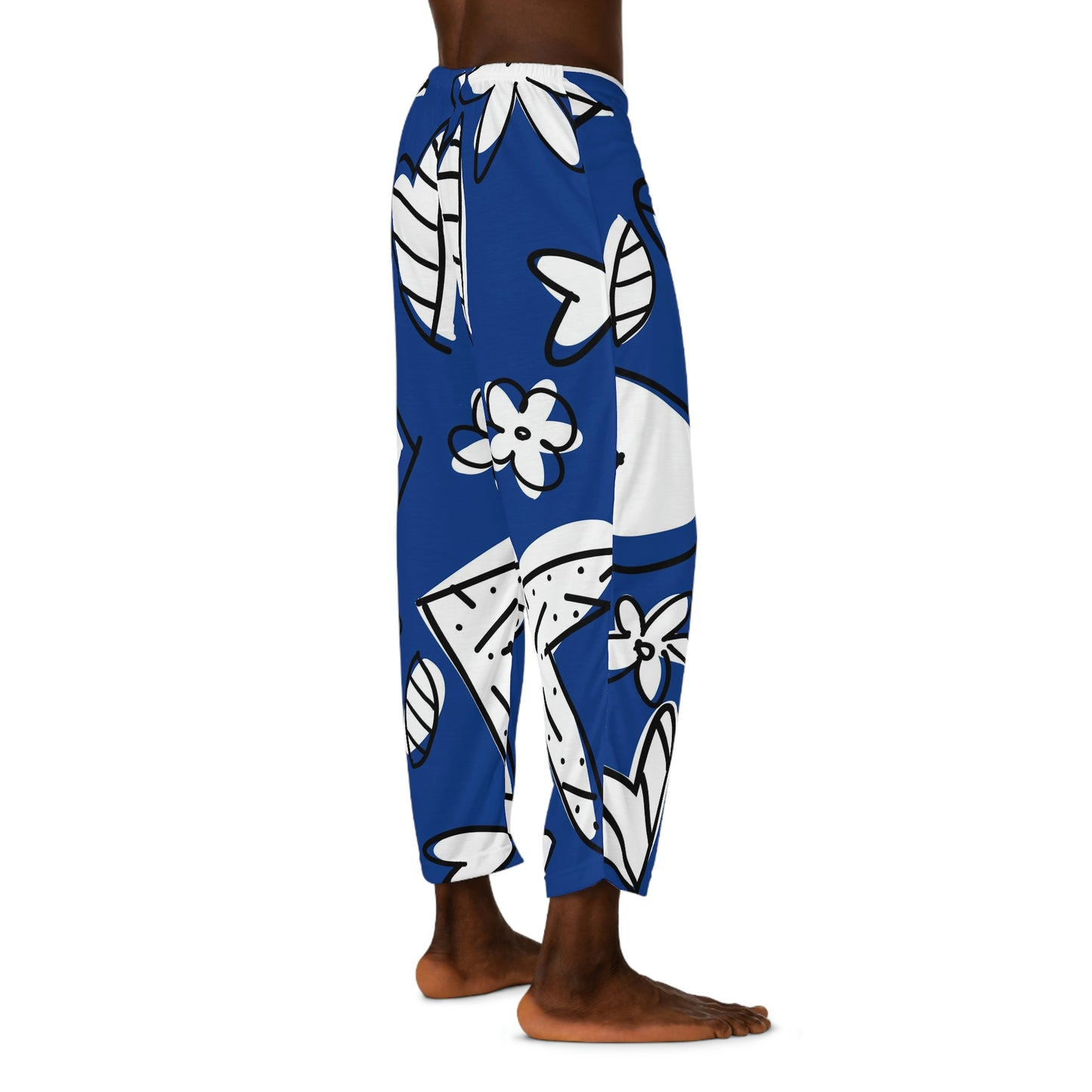 Lovely Dark Blue Men's Pajama Pants