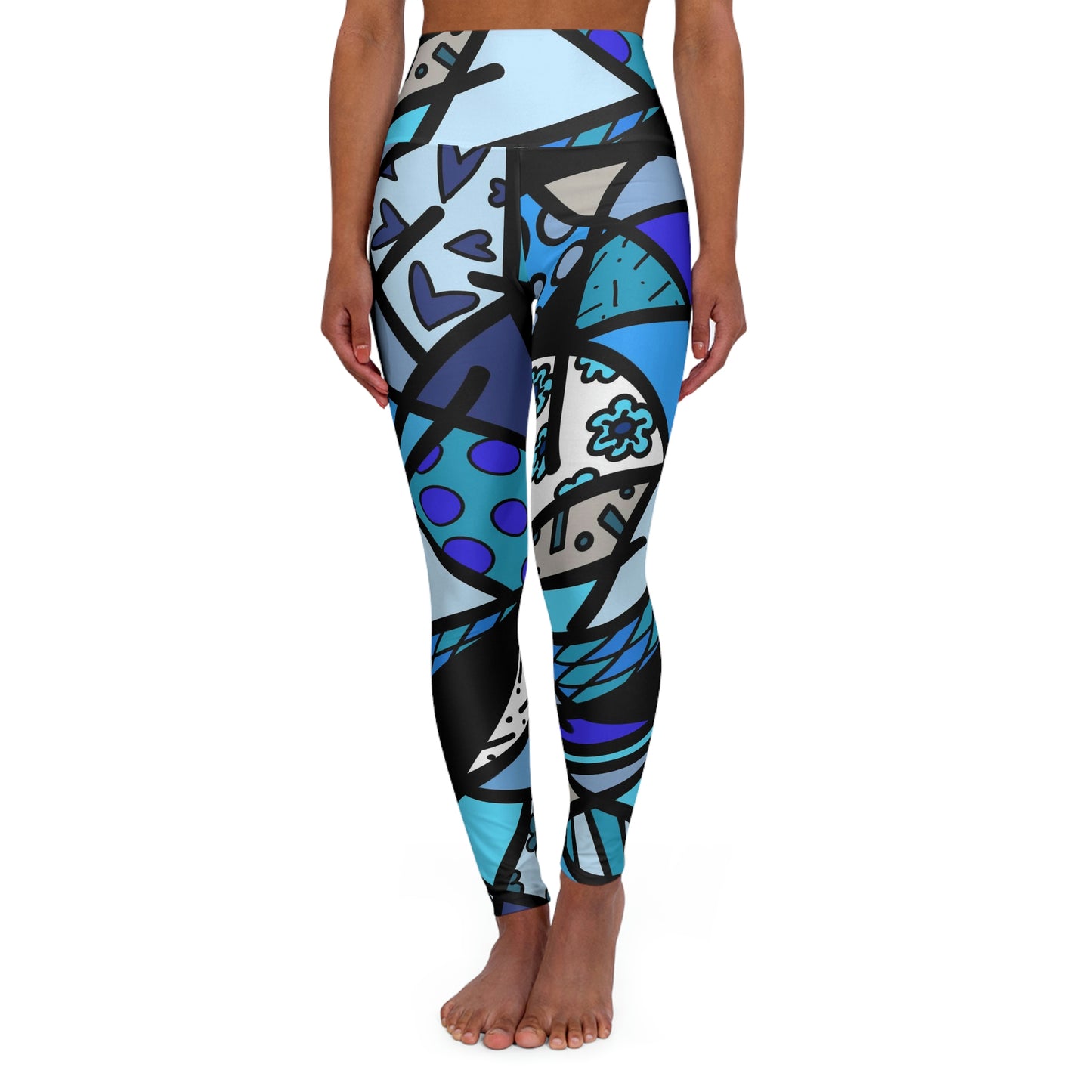 Shades of Color High Waisted Yoga Leggings