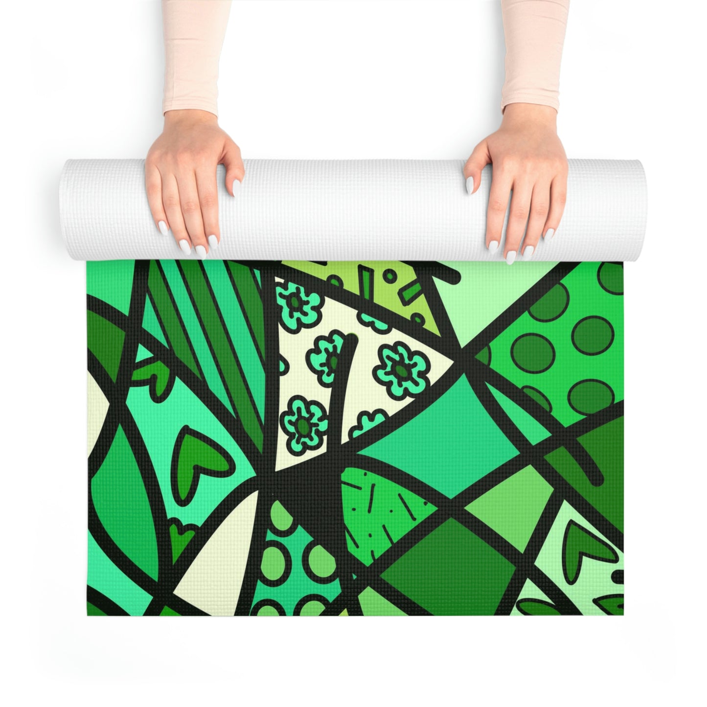 Shades of Colors Foam Yoga Mat