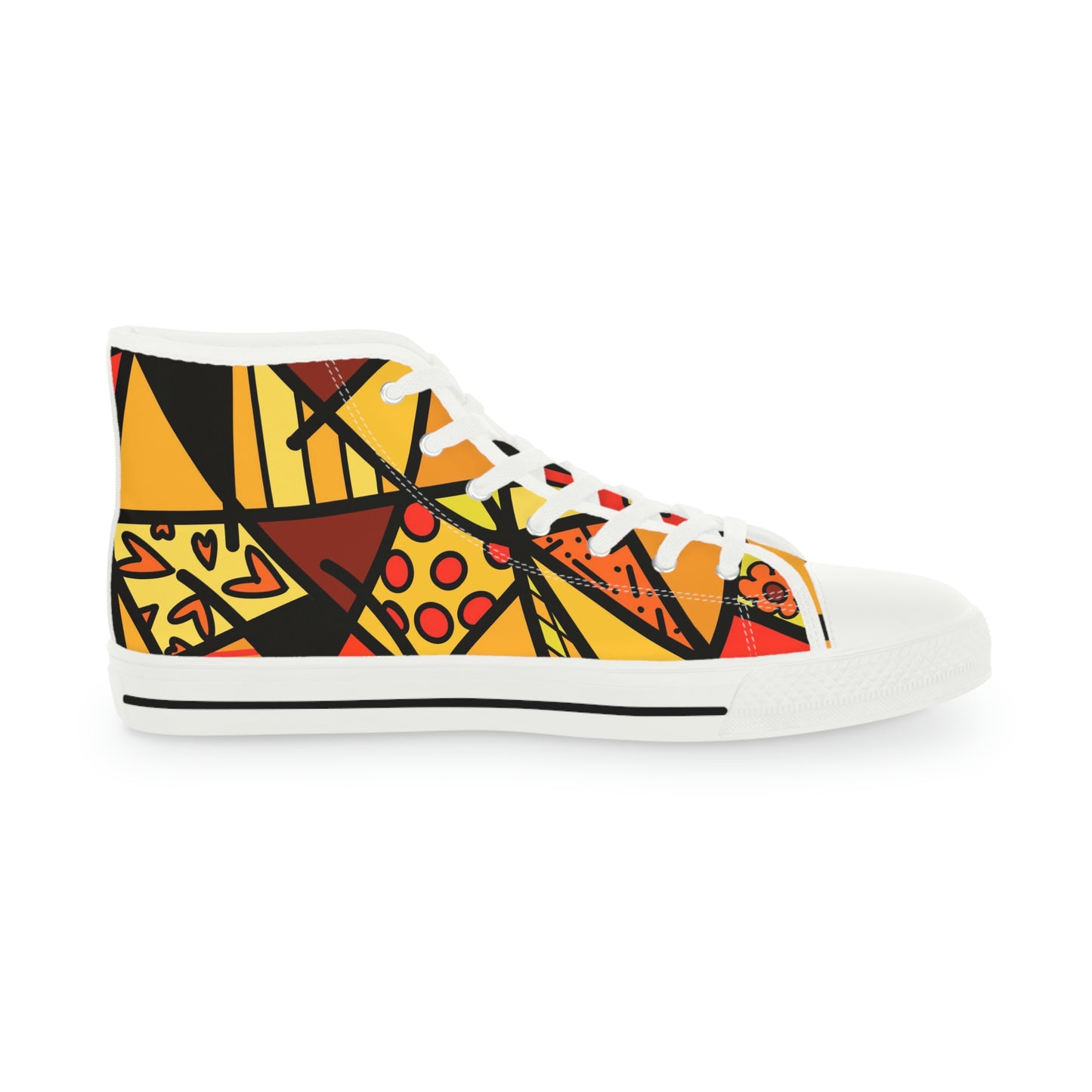 Shades of Color Men's High Top Sneakers