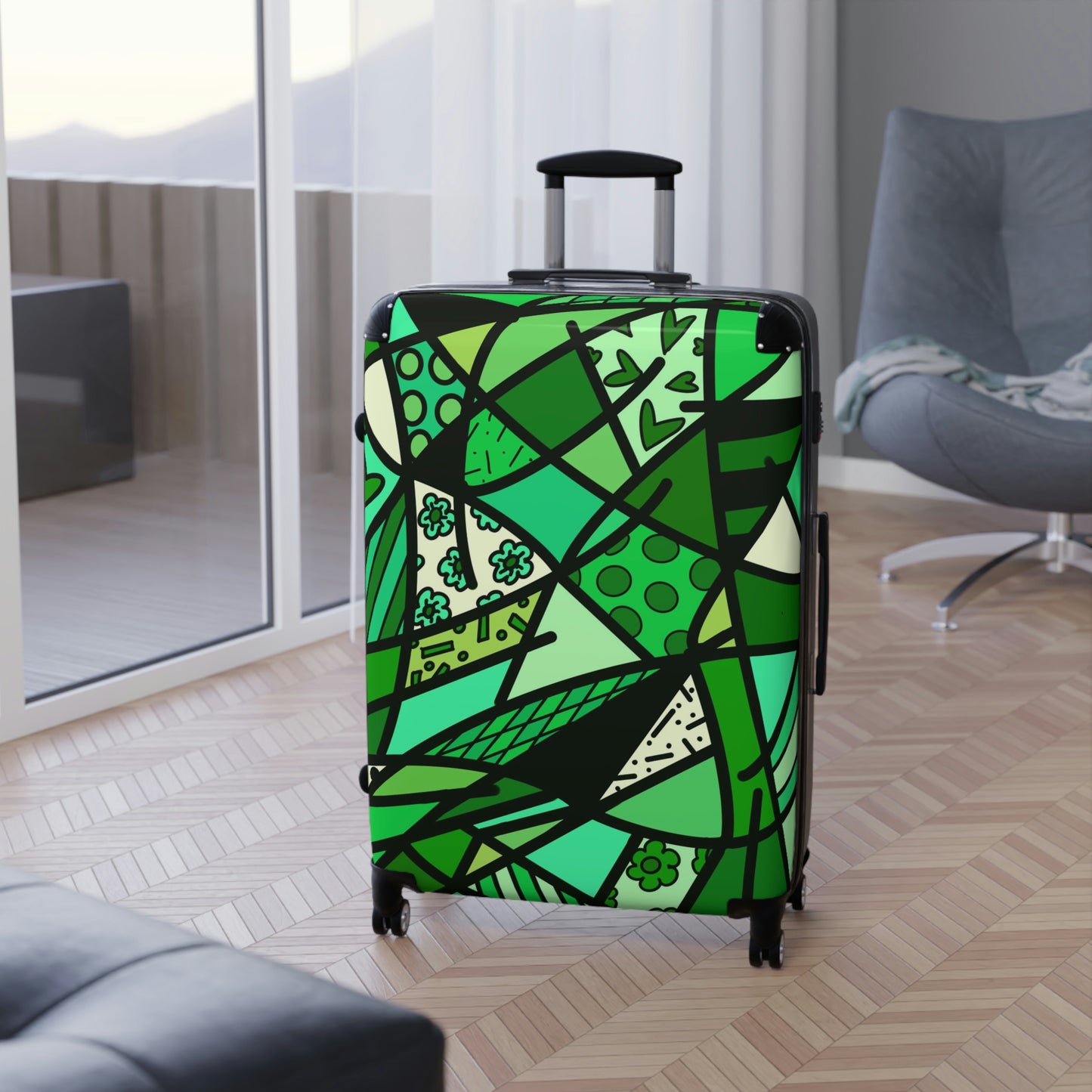 Shades of Color Suitcases