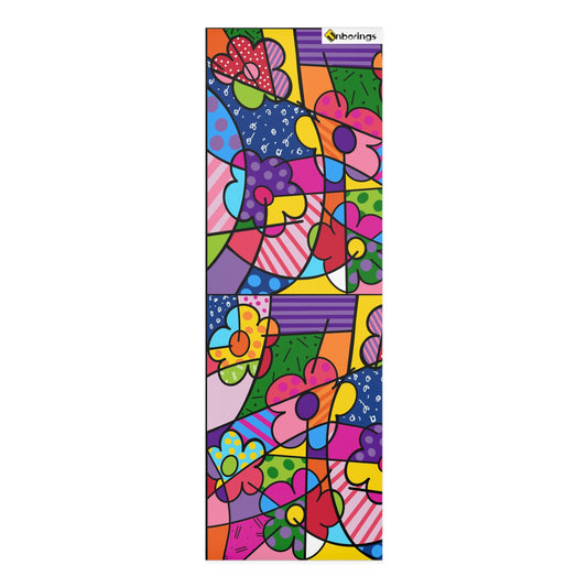 Flowers Foam Yoga Mat