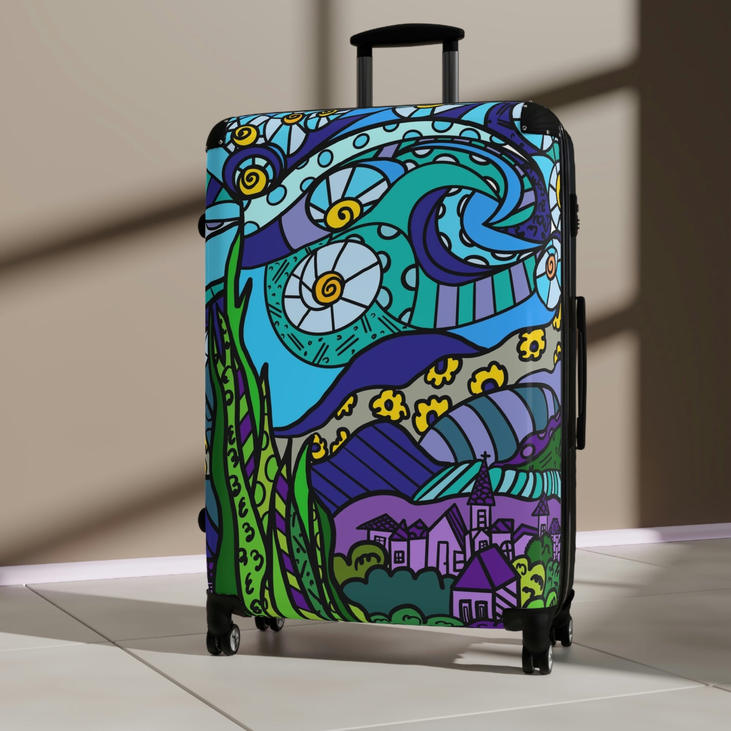 Starry Night Suitcases