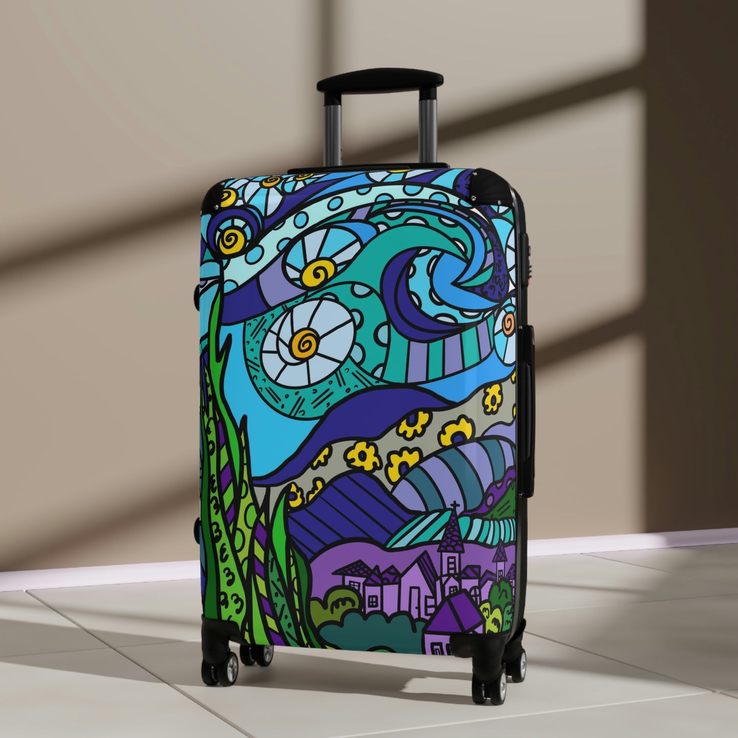 Starry Night Suitcases