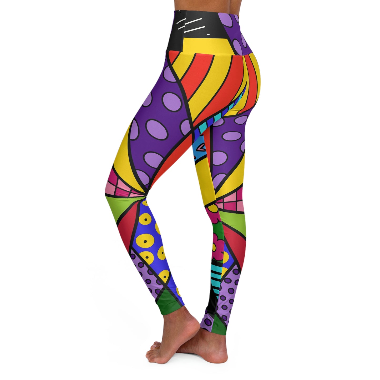 Africa High Waisted Yoga Leggings