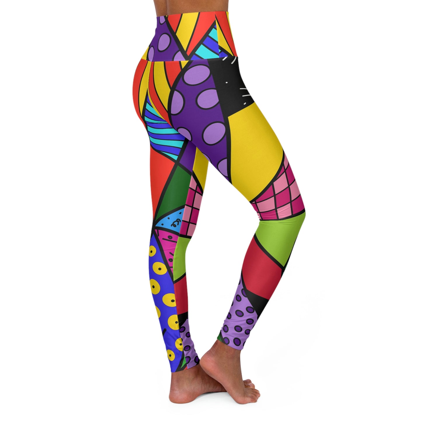 Africa High Waisted Yoga Leggings