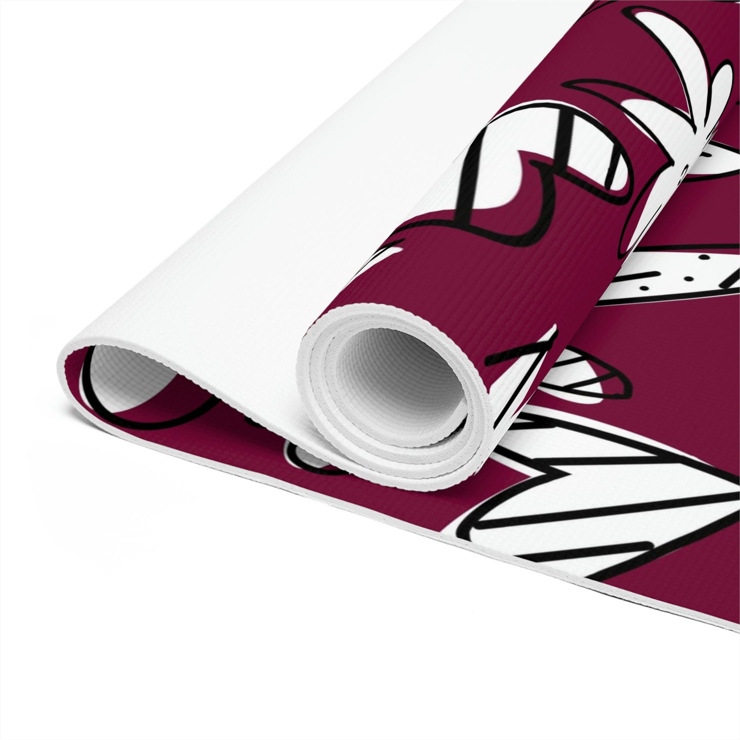 Lovely Burgundy Foam Yoga Mat