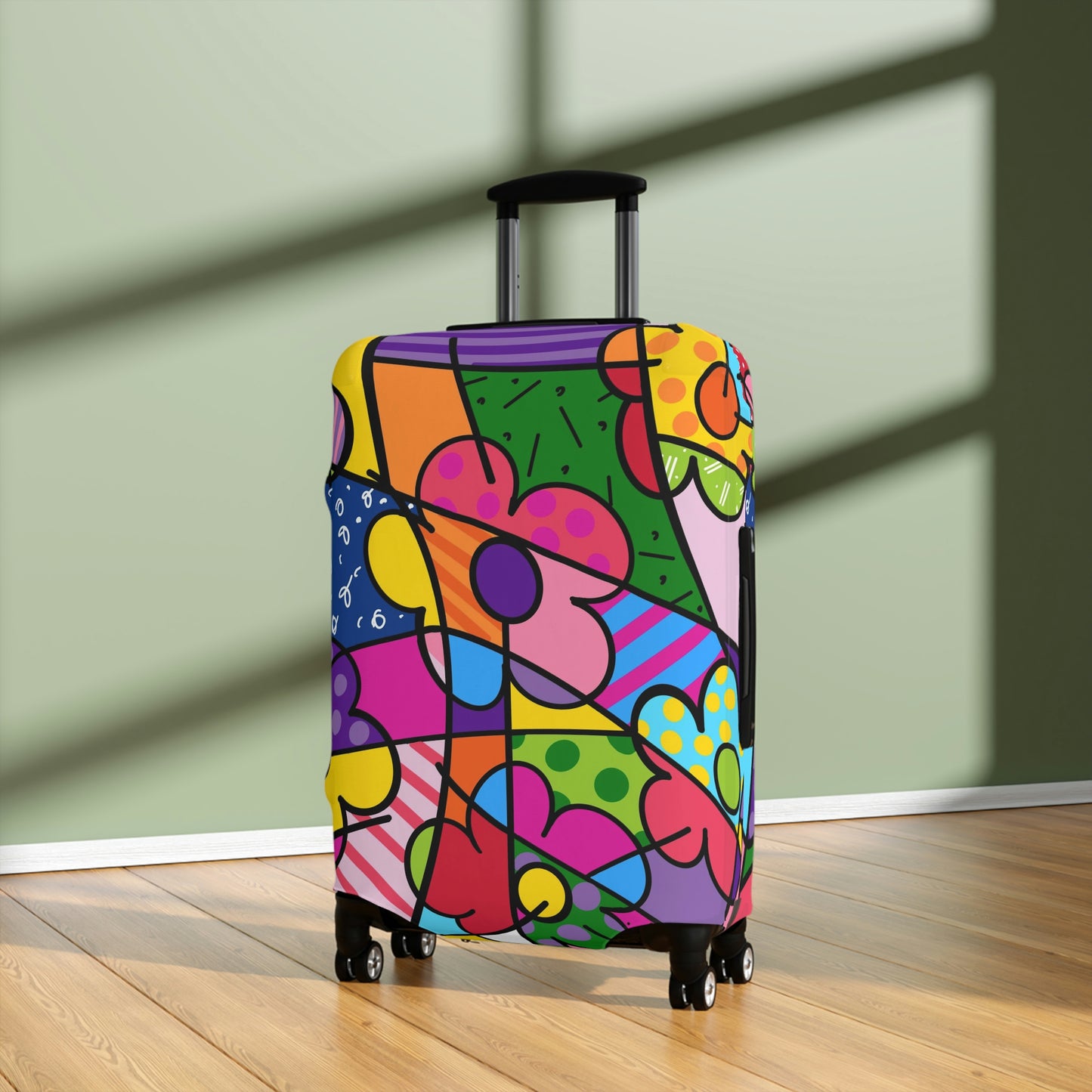 Flowers Luggage Cover