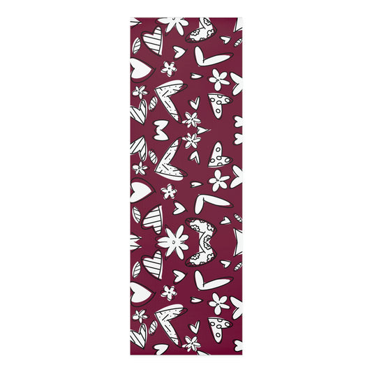 Lovely Burgundy Foam Yoga Mat