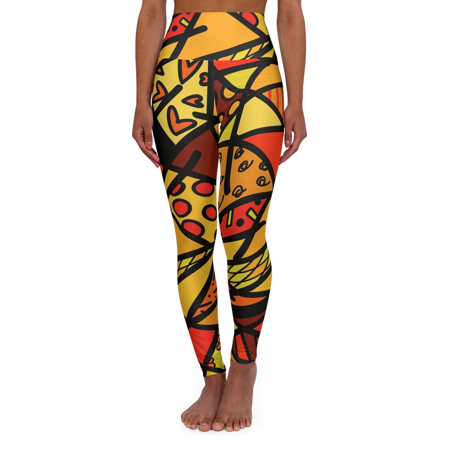 Shades of Color High Waisted Yoga Leggings