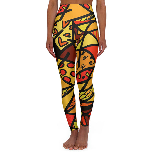 Shades of Color High Waisted Yoga Leggings