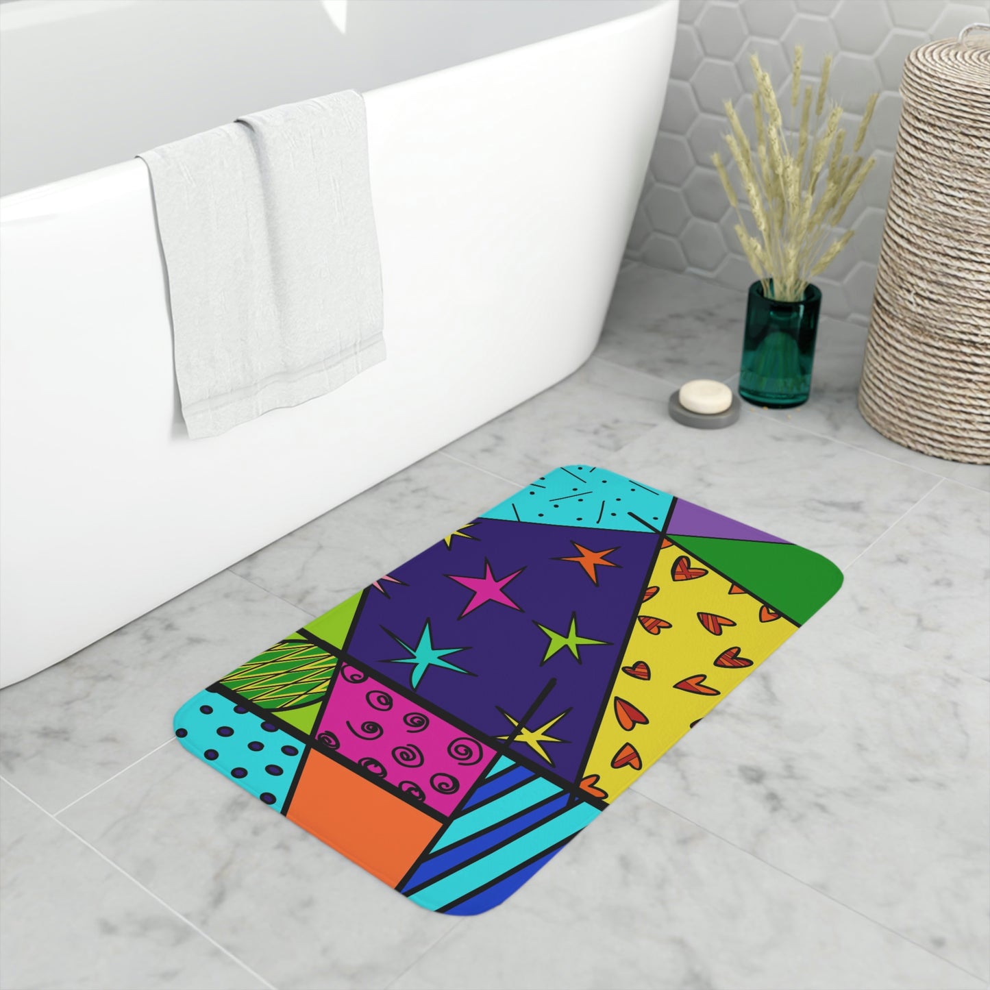 Summer Memory Foam Bath Mat