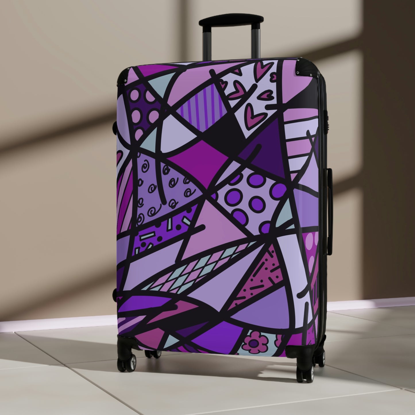 Shades of Color Suitcases