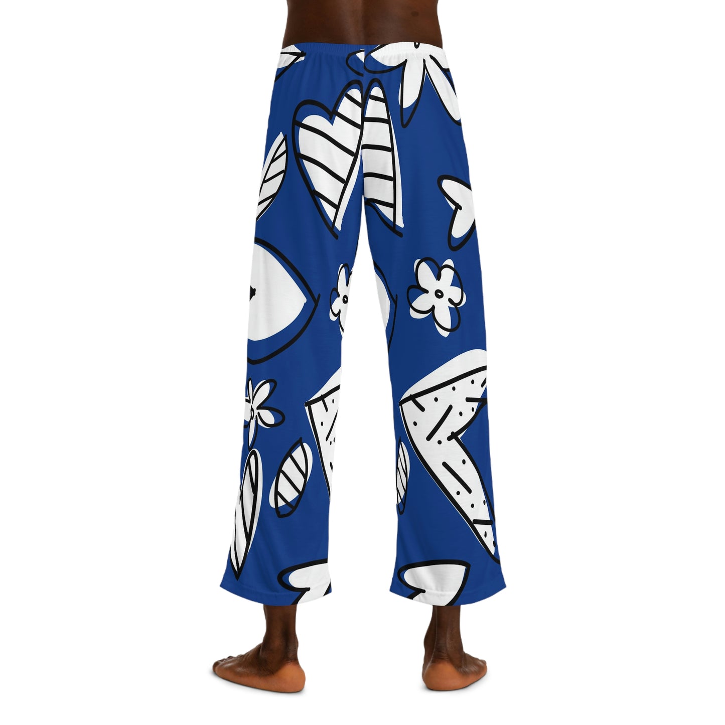 Lovely Dark Blue Men's Pajama Pants