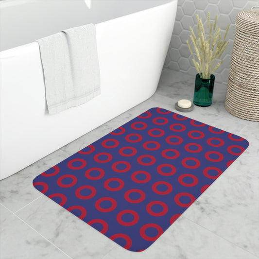 Phish Donuts Memory Foam Bath Mat