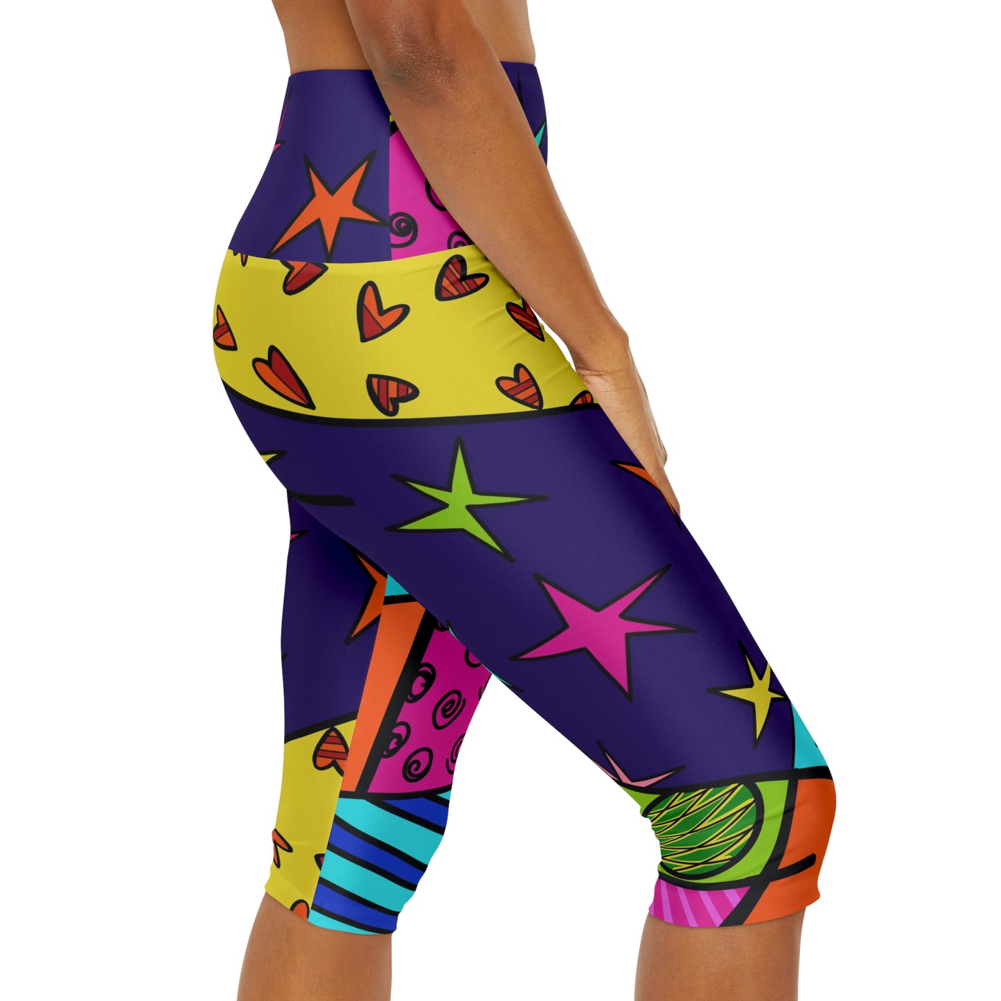 Summer Yoga Capri Leggings