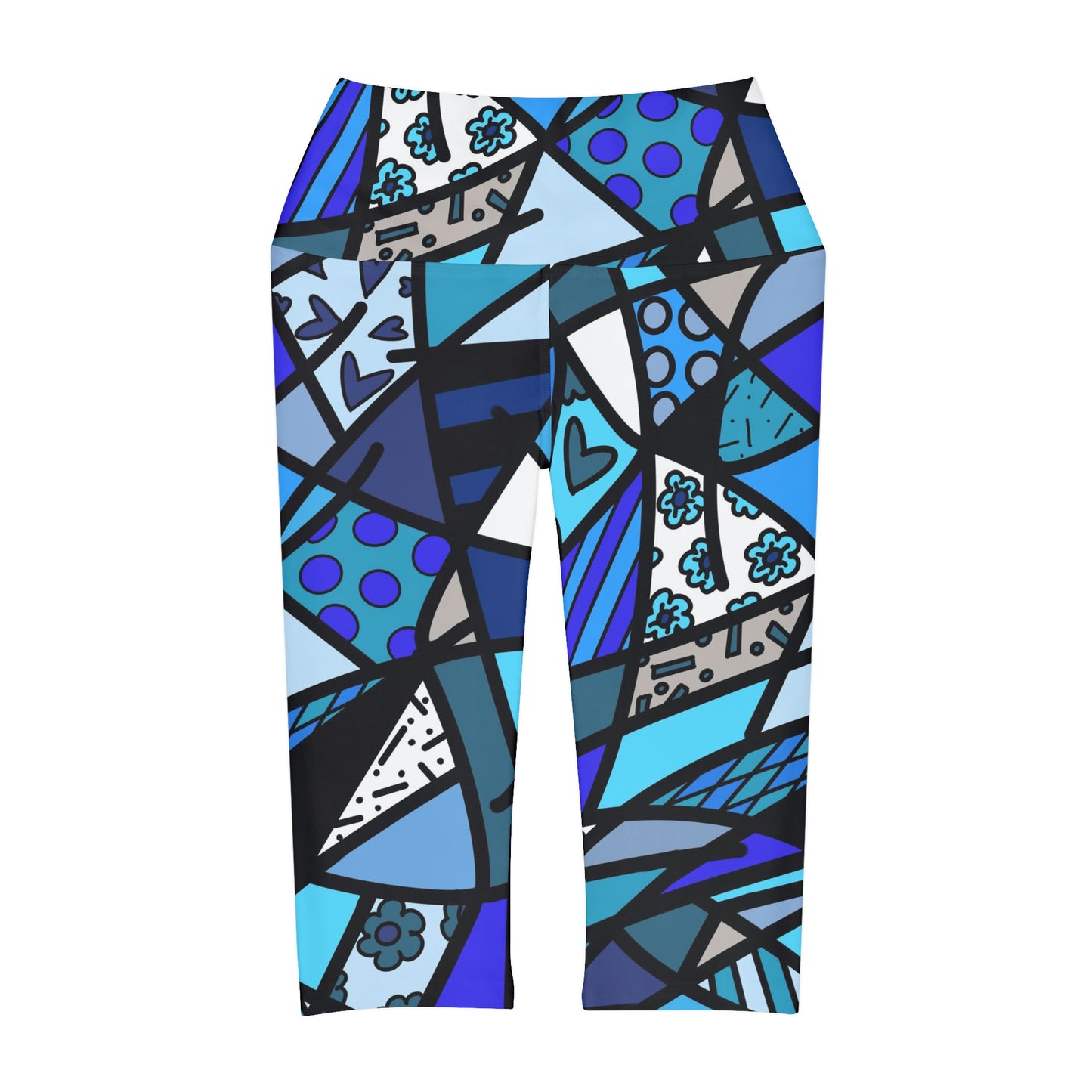 Shades of Color Yoga Capri Leggings