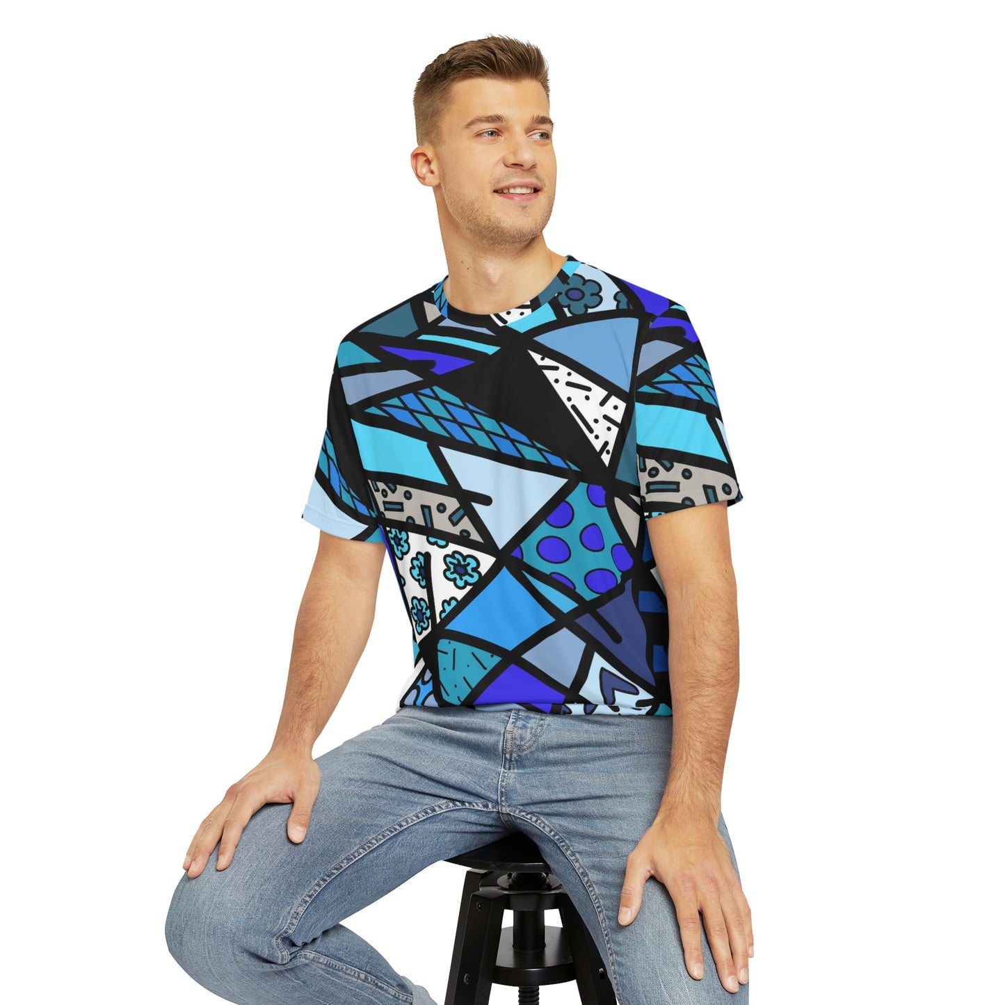 Shades of Color Men's Polyester Tee