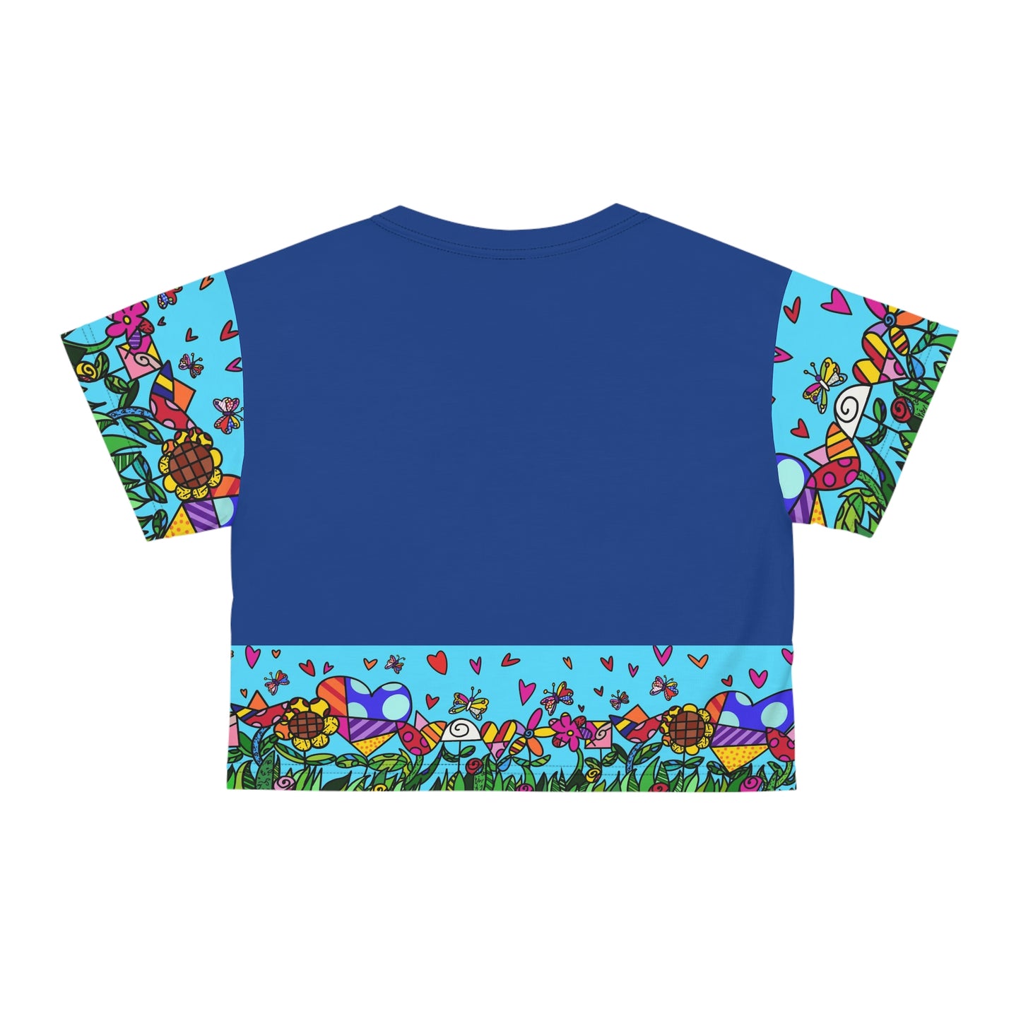 Flowers Crop Tee