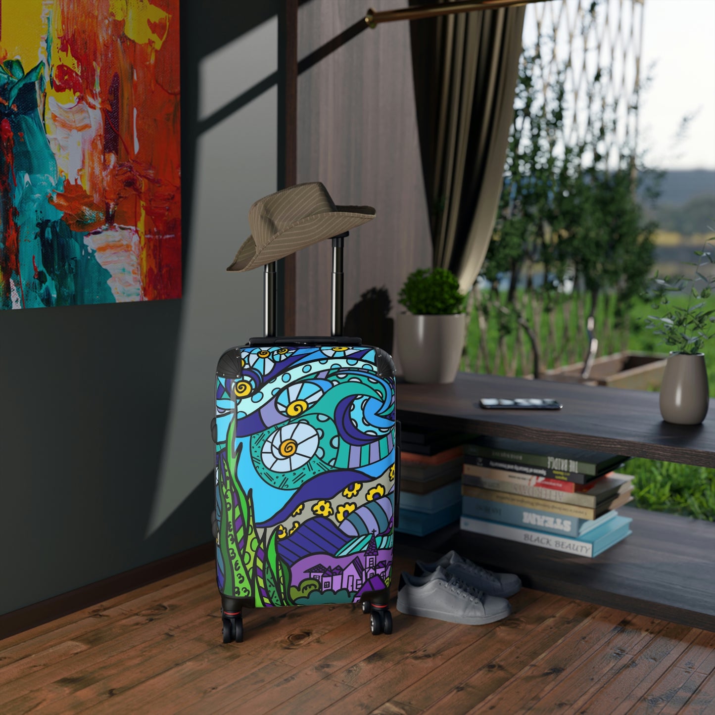 Starry Night Suitcases