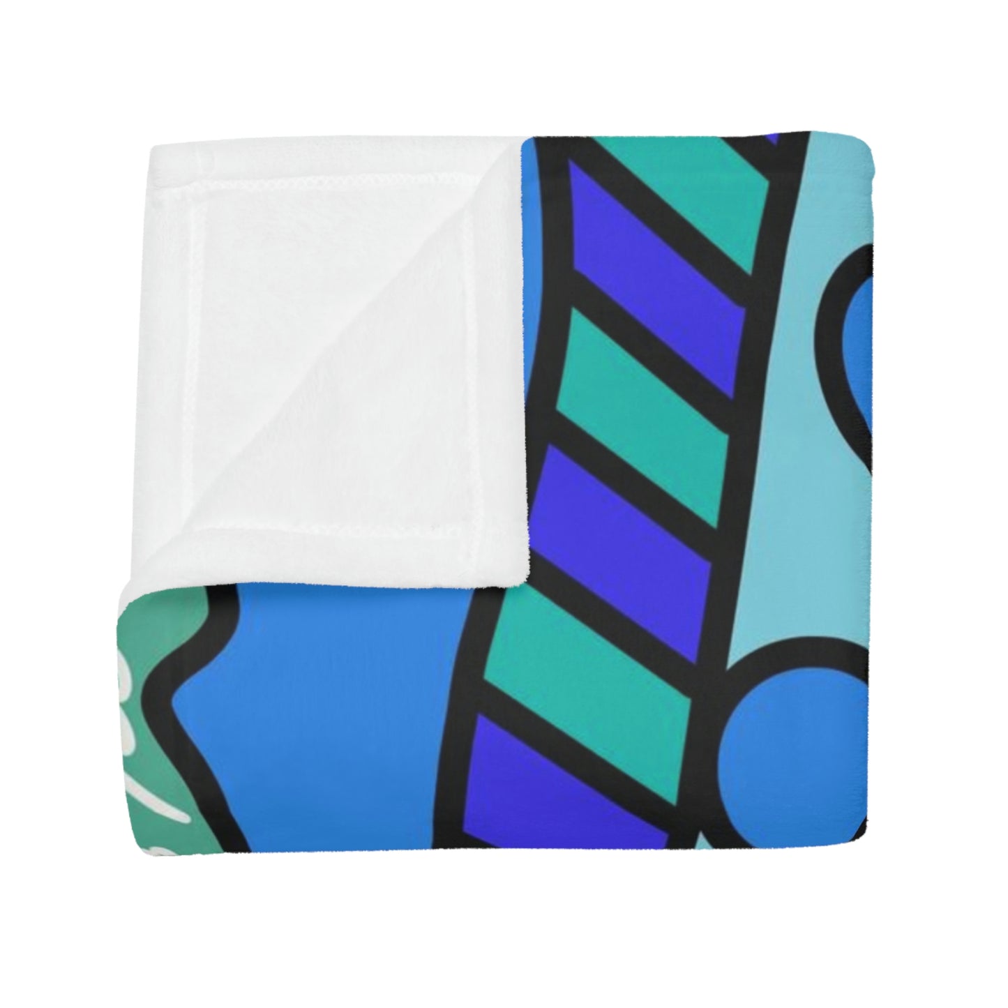 Waves Plush Fleece Blanket