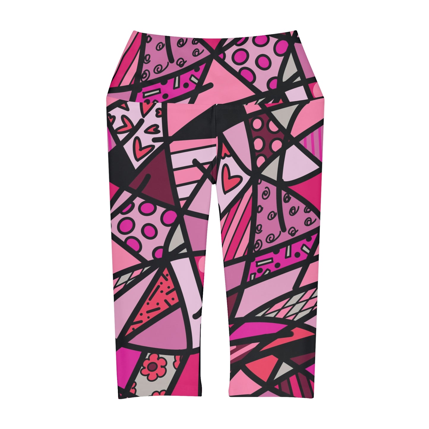 Shades of Color Yoga Capri Leggings