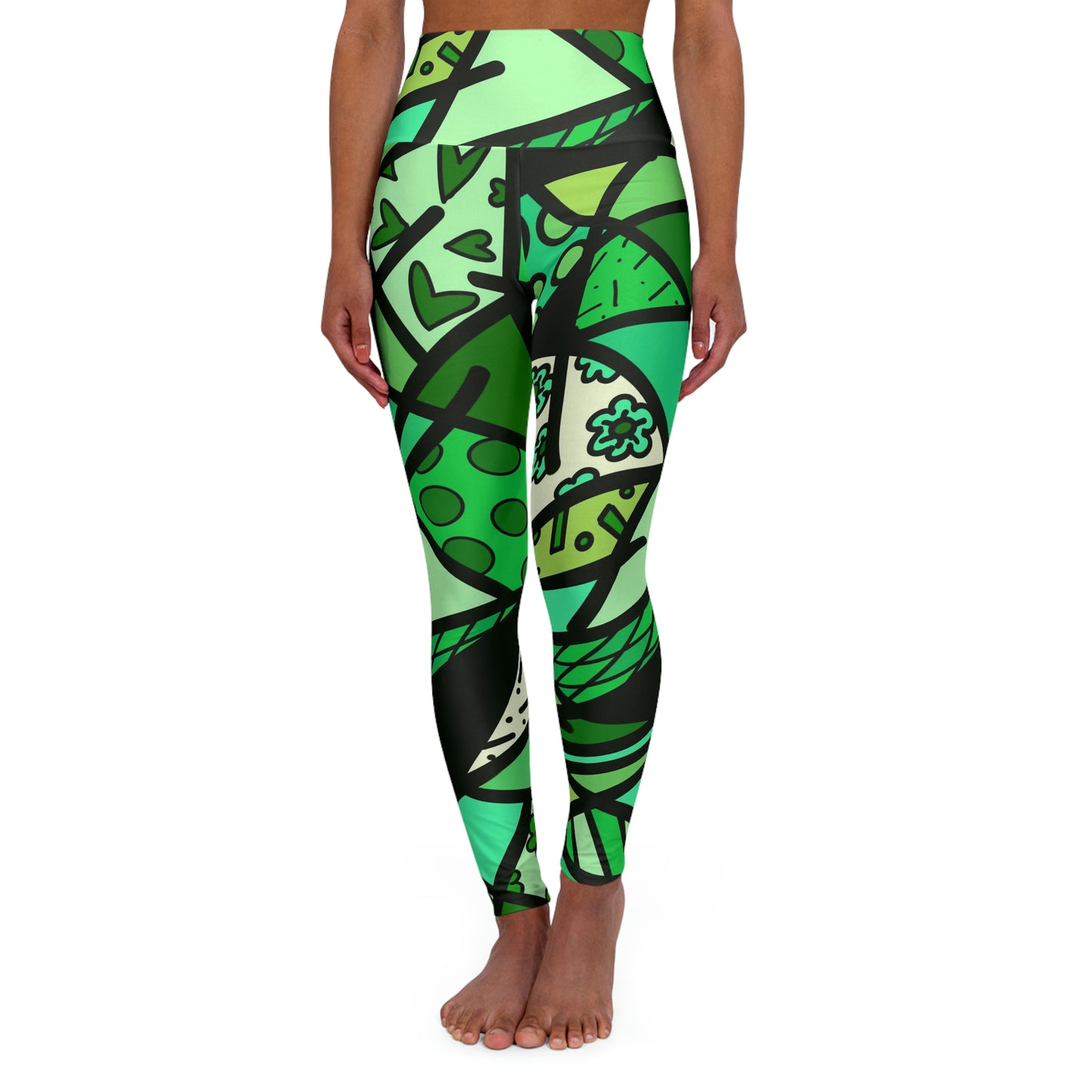 Shades of Color High Waisted Yoga Leggings