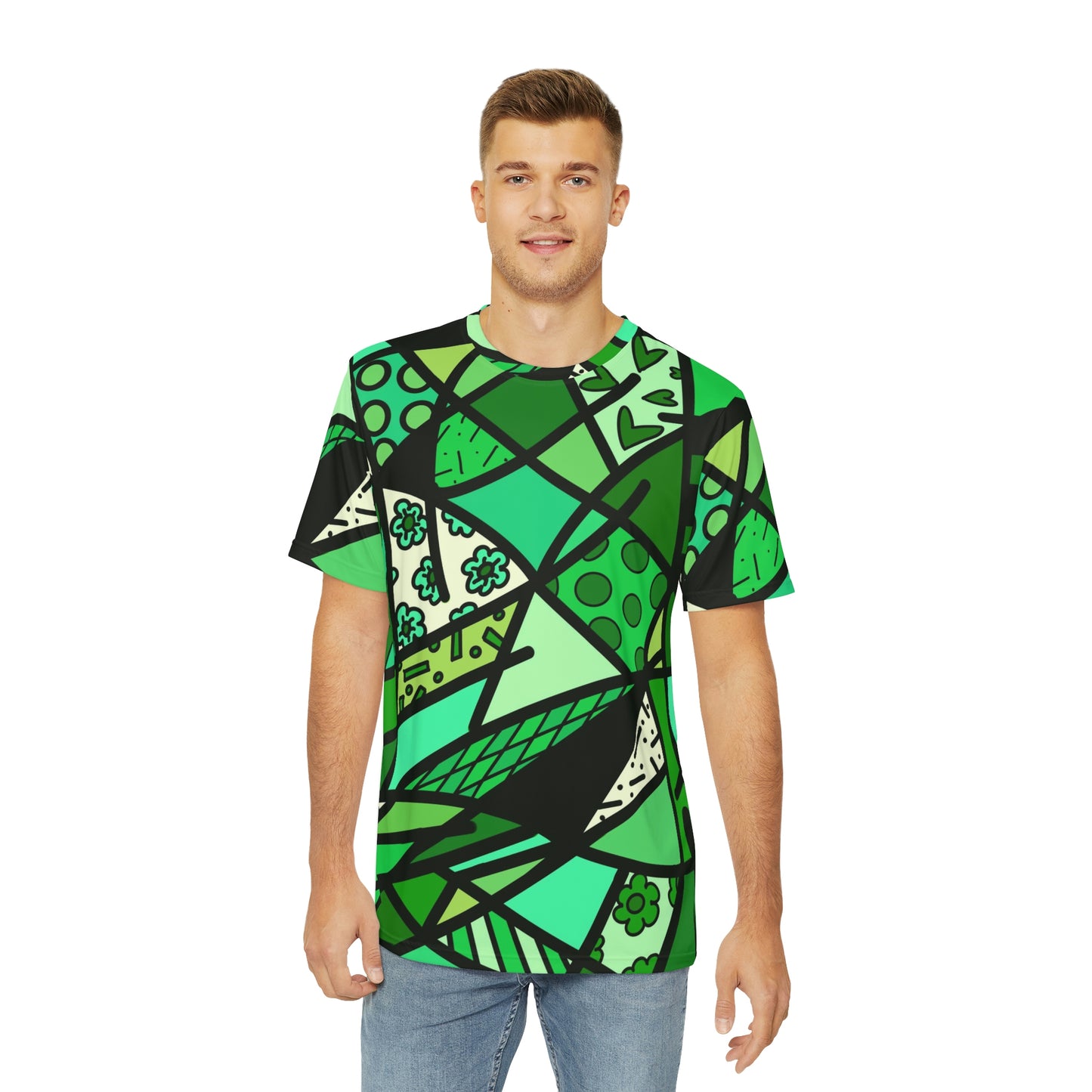 Shades of Color Men's Polyester Tee