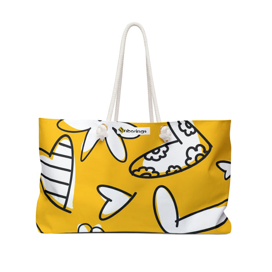 Lovely Yellow Weekender Bag