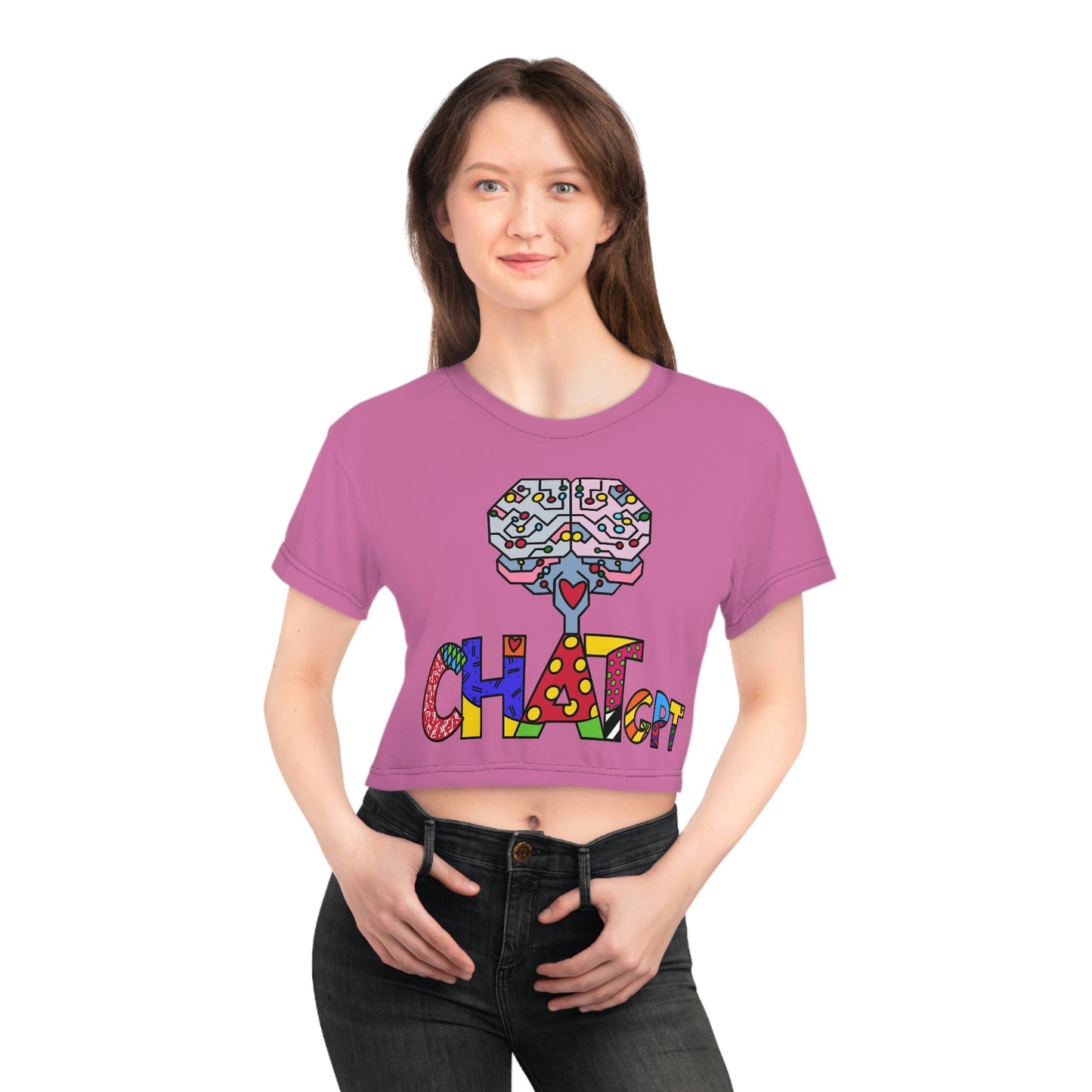 ChatGPT Crop Tee