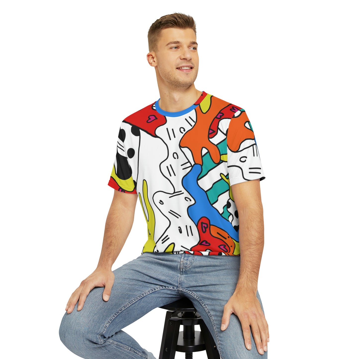 Unborings Men's Polyester Tee