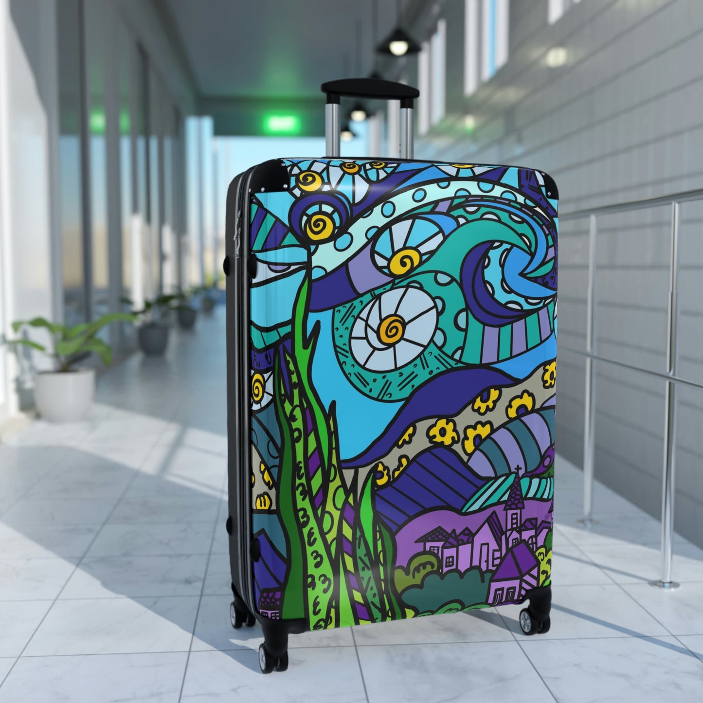 Starry Night Suitcases