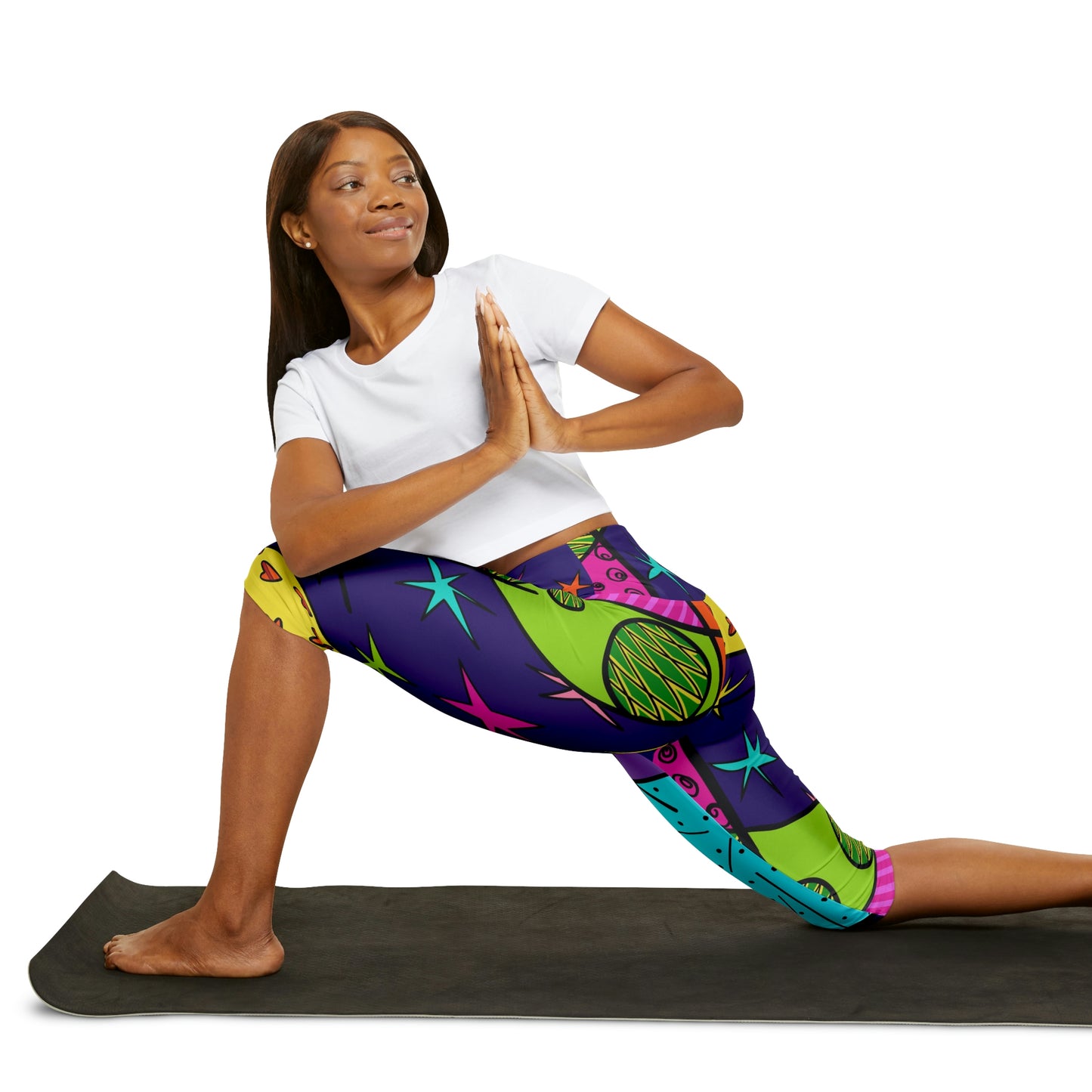 Summer Yoga Capri Leggings