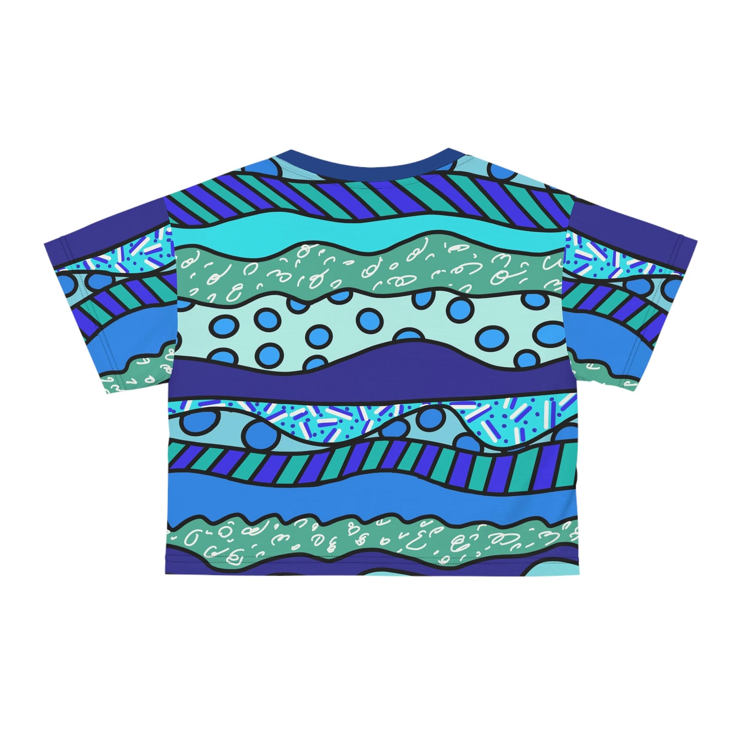 Waves Crop Tee