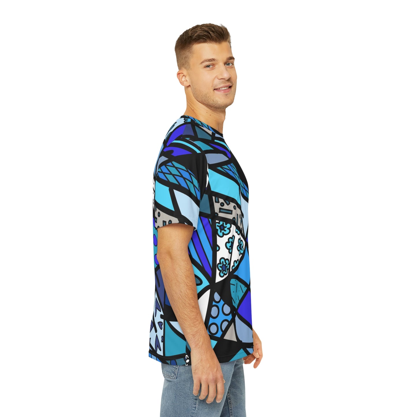 Shades of Color Men's Polyester Tee