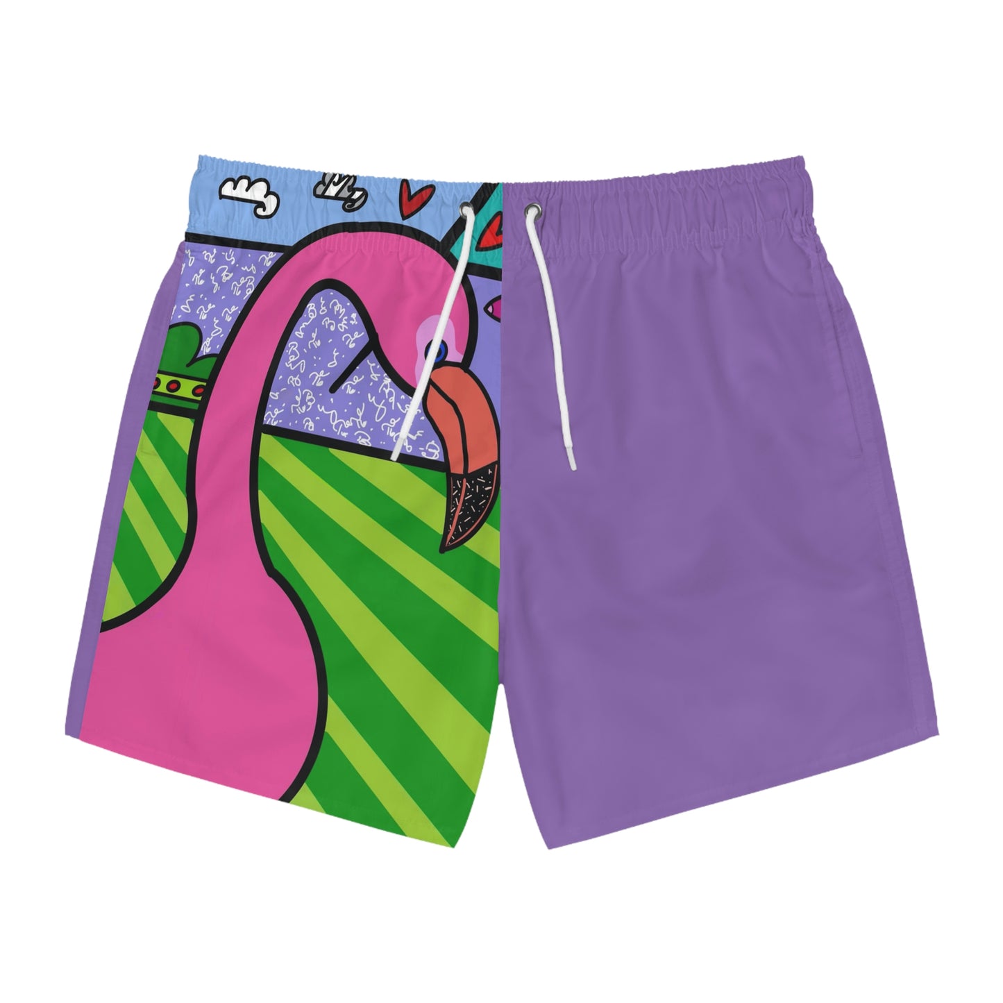 Flamingo Swim Trunks