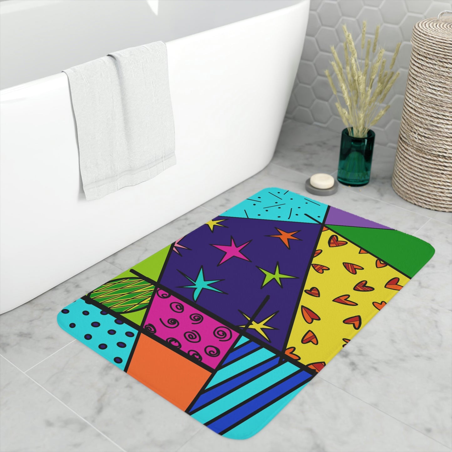 Summer Memory Foam Bath Mat