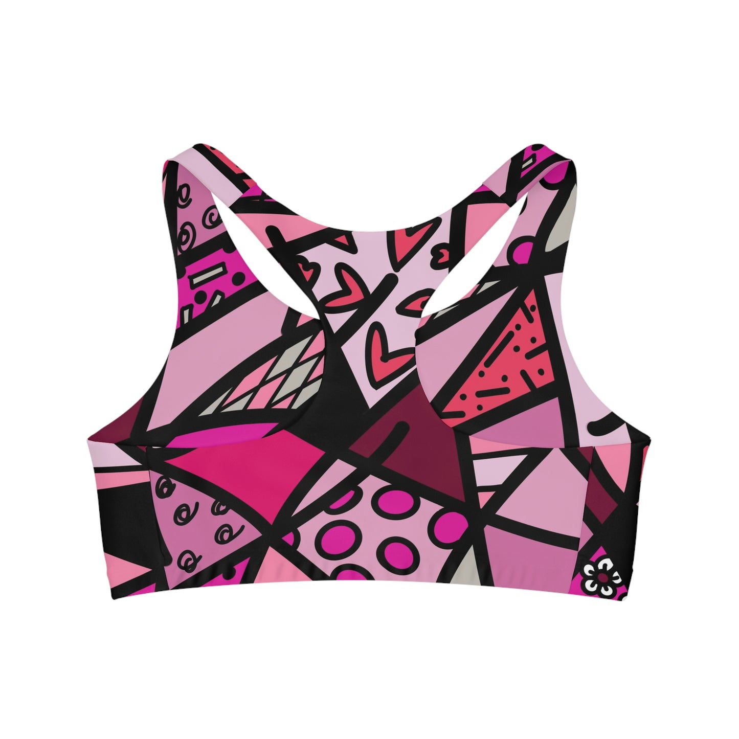 Shades of Color Seamless Sports Bra