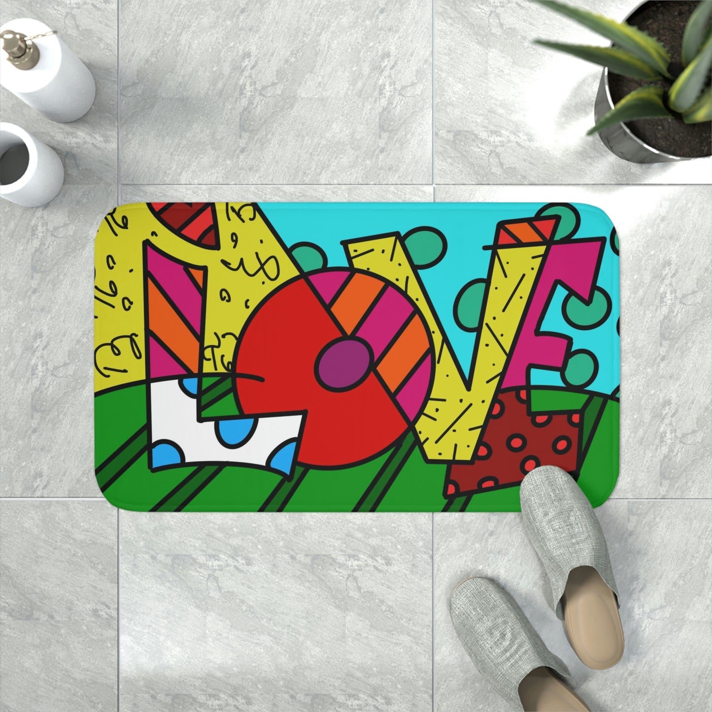 Love Memory Foam Bath Mat