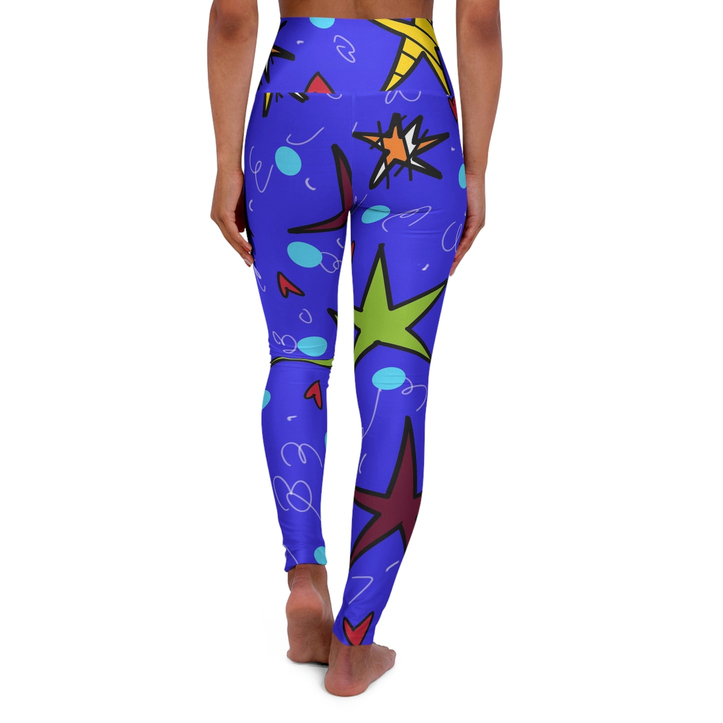 Stars High Waisted Yoga Leggings