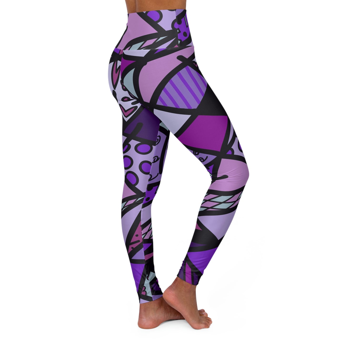 Shades of Color High Waisted Yoga Leggings