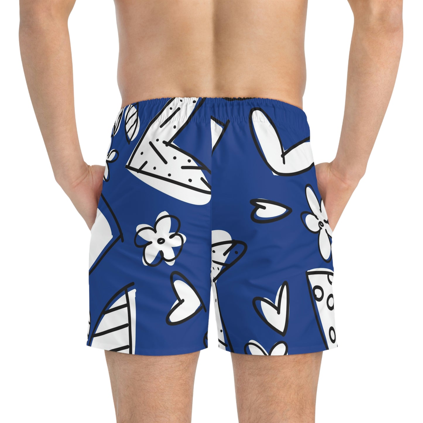 Dark Blue Swim Trunks