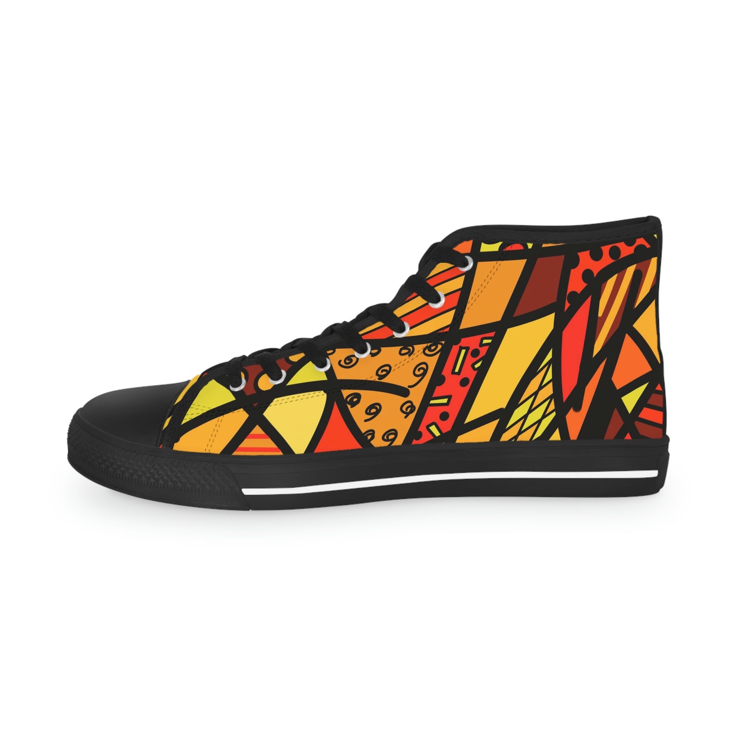 Shades of Color Men's High Top Sneakers