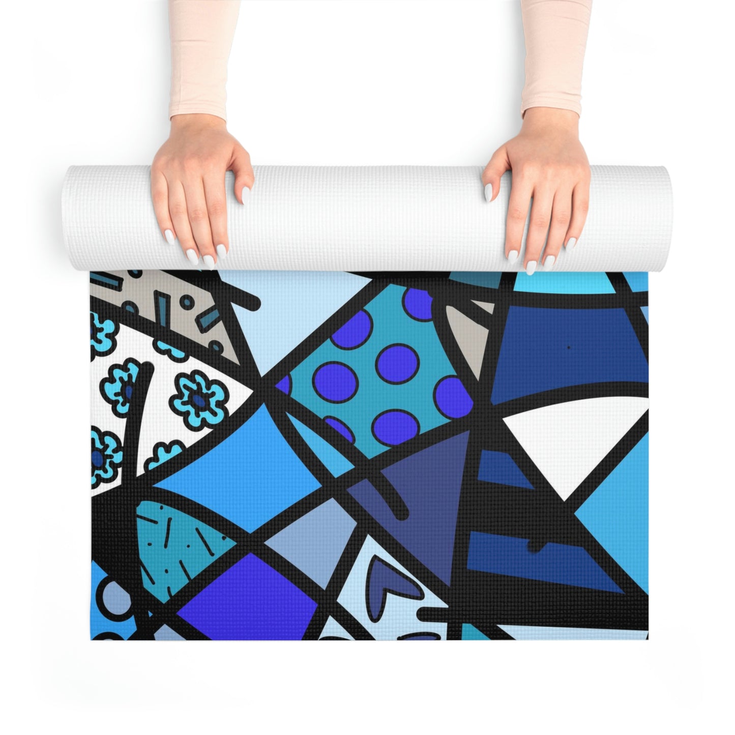 Shades of Colors Foam Yoga Mat