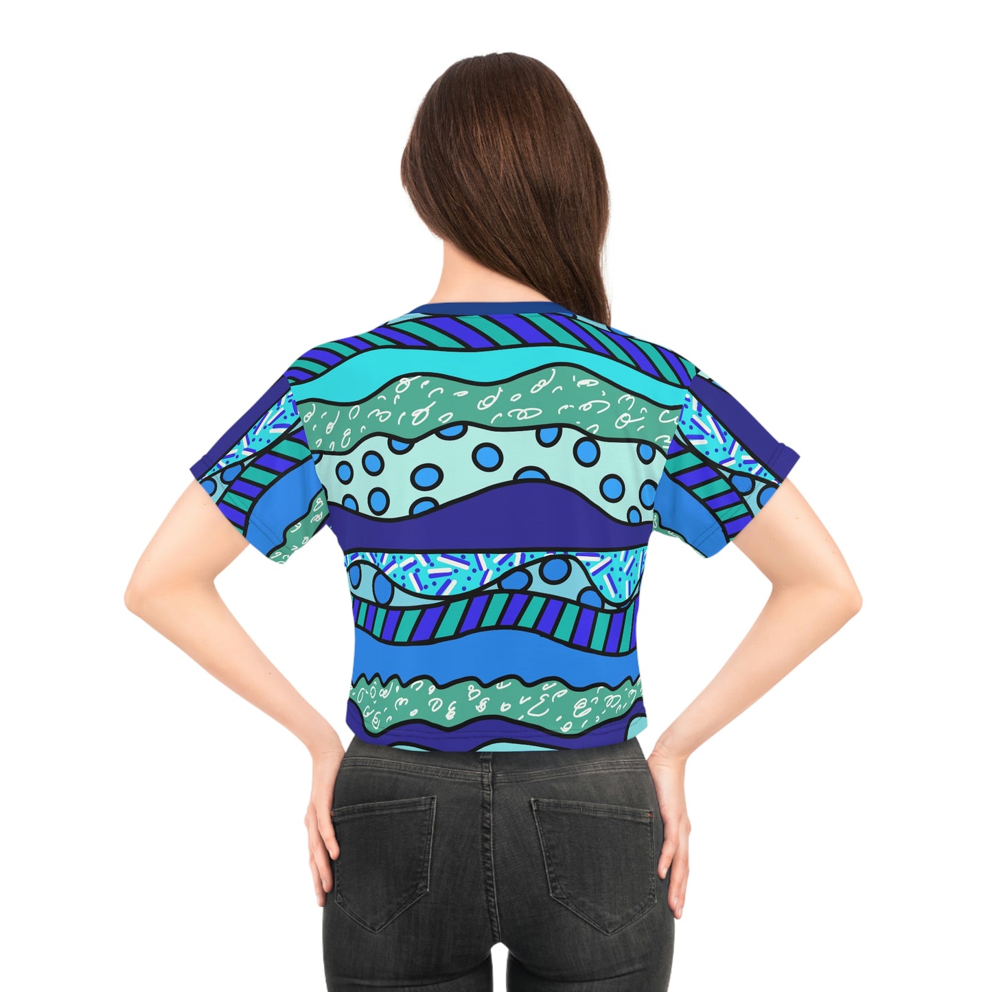 Waves Crop Tee