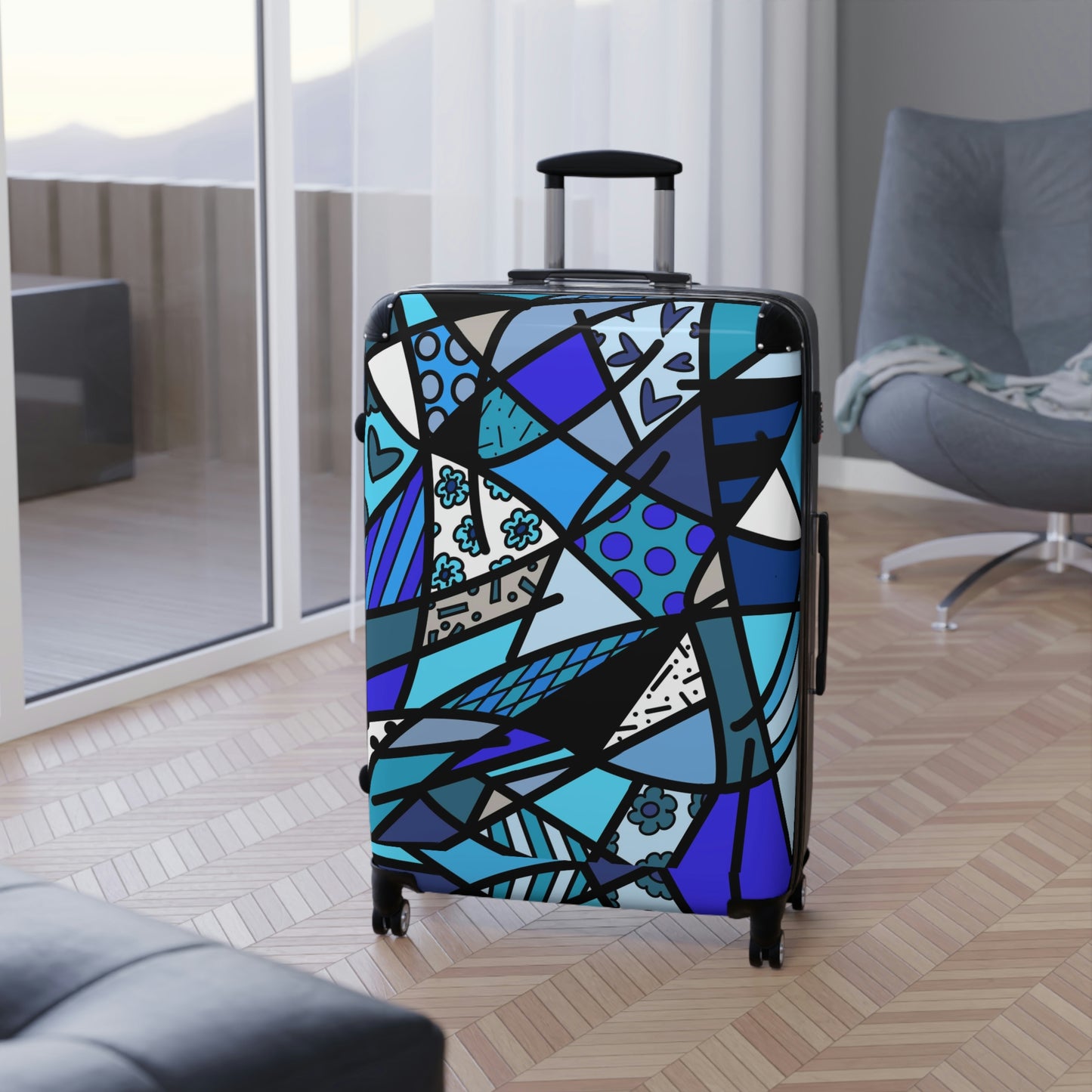 Shades of Color Suitcases