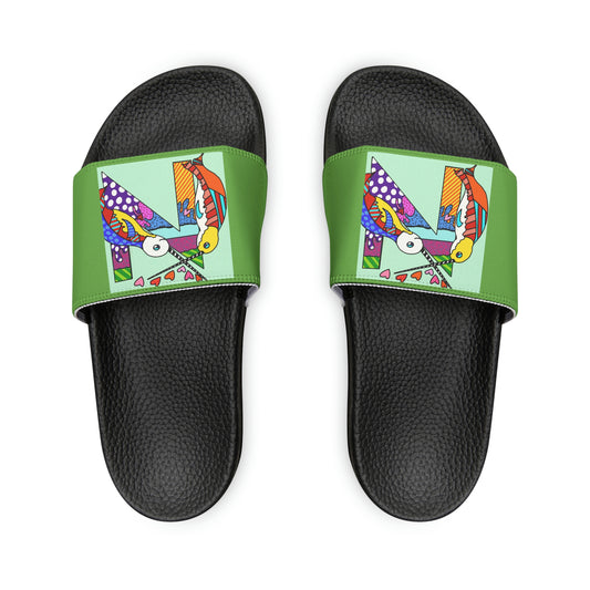 Alphabet Youth Removable-Strap Sandals