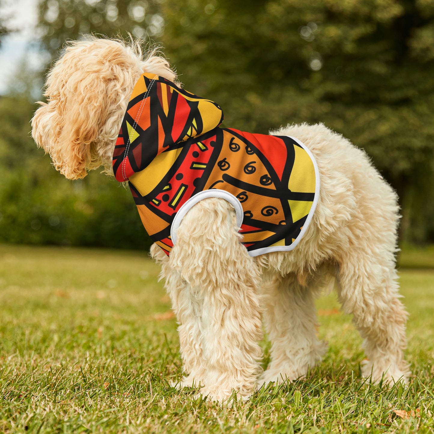 Shades of Color Dog Hoodie