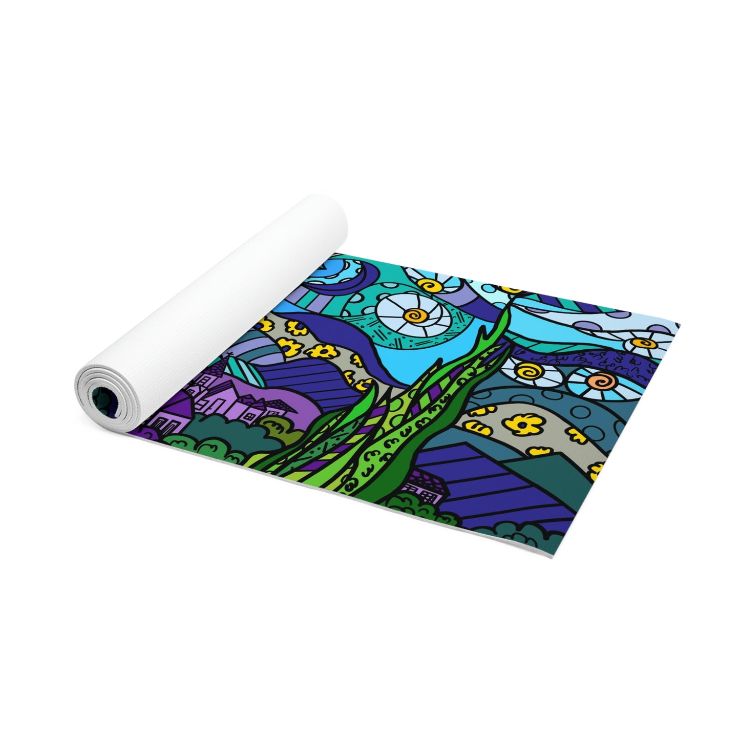 Starry Night Foam Yoga Mat