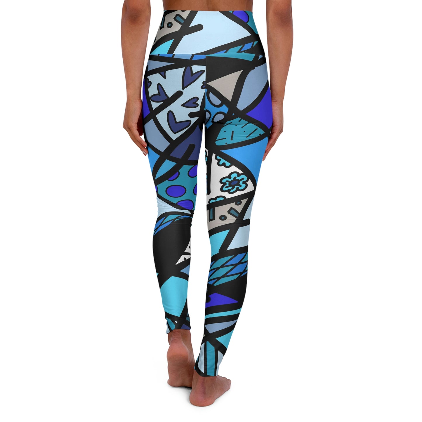 Shades of Color High Waisted Yoga Leggings